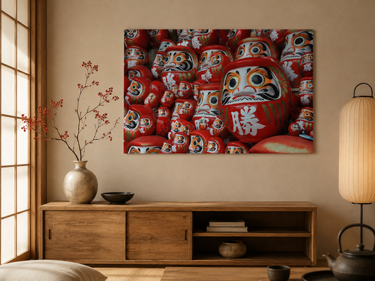 ポスター「だるま」– 60×40cm/24×16インチ