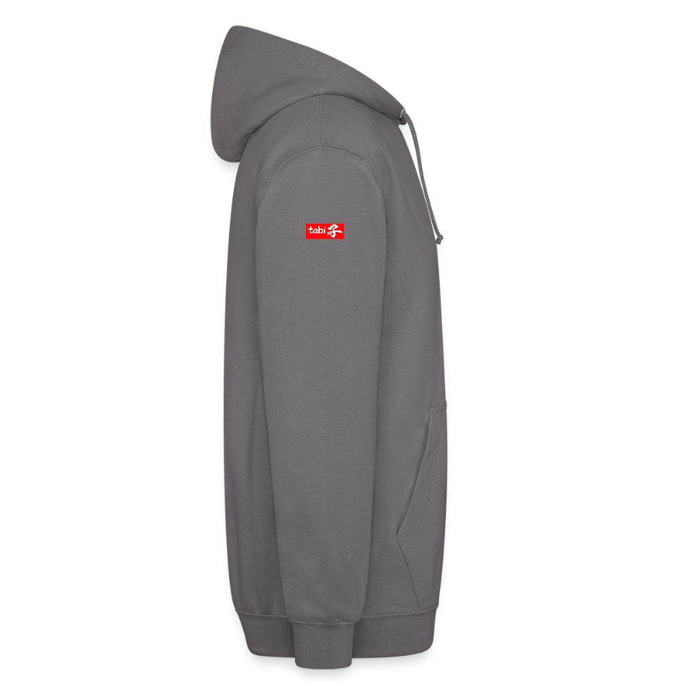 Unisex Hoodie "Waku Waku" Neon Japan Street Style - elephant grey