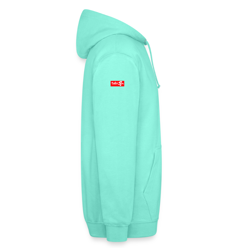 Unisex Hoodie "Waku Waku" Neon Japan Street Style - mint