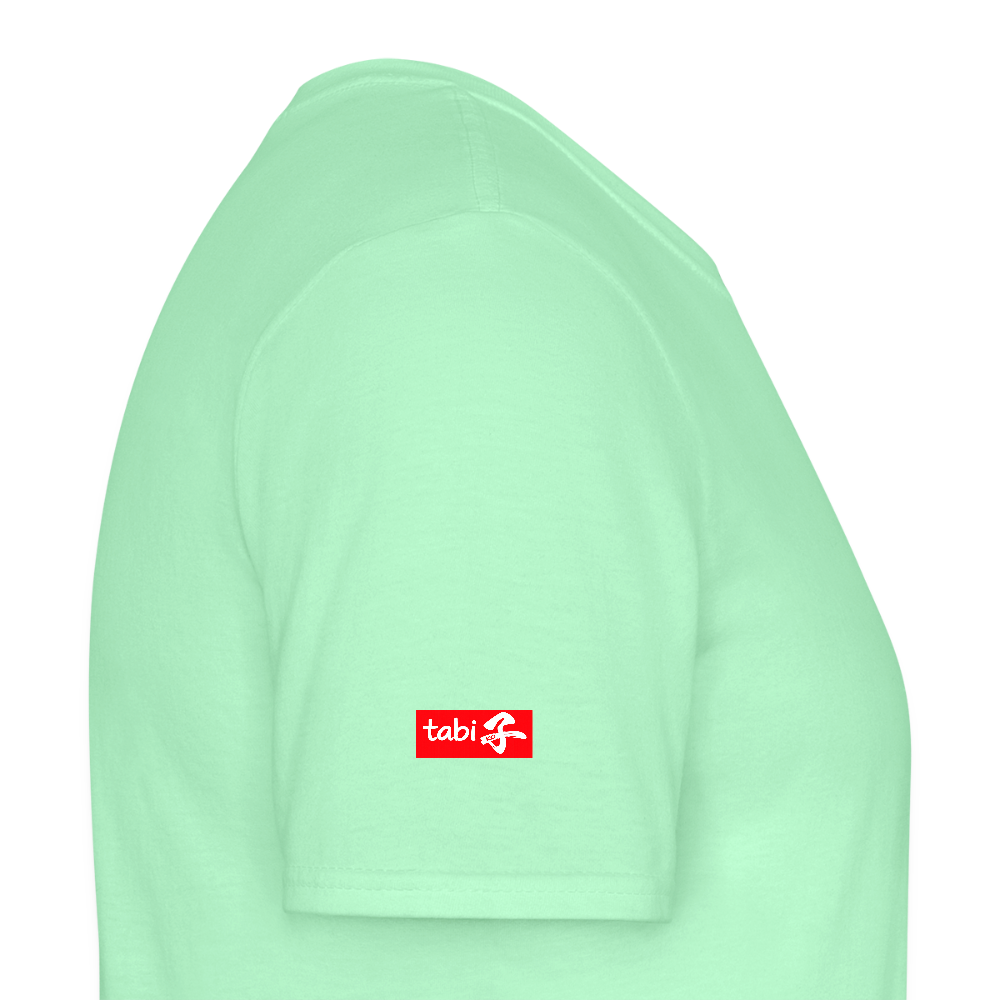 T-Shirt "Waku Waku" Neon Japan Street Style - mint green