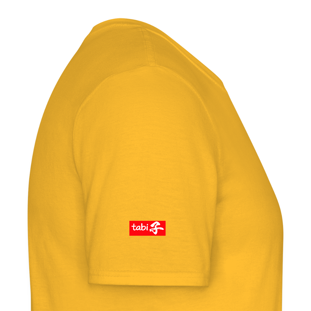 T-Shirt "Ravin' the Rain Away" - yellow