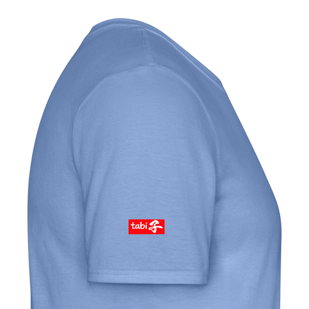 T-Shirt "Waku Waku" Neon Japan Street Style - carolina blue