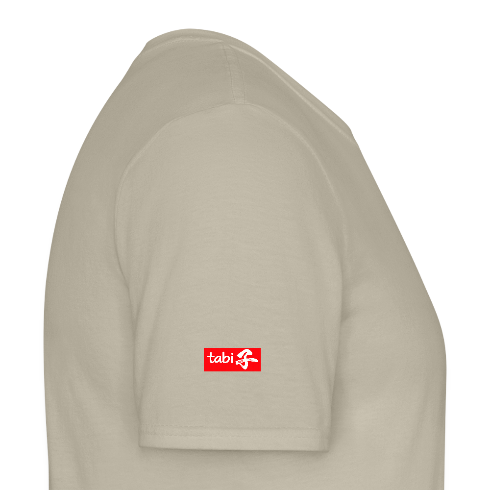 T-Shirt "Waku Waku" Neon Japan Street Style - sand beige