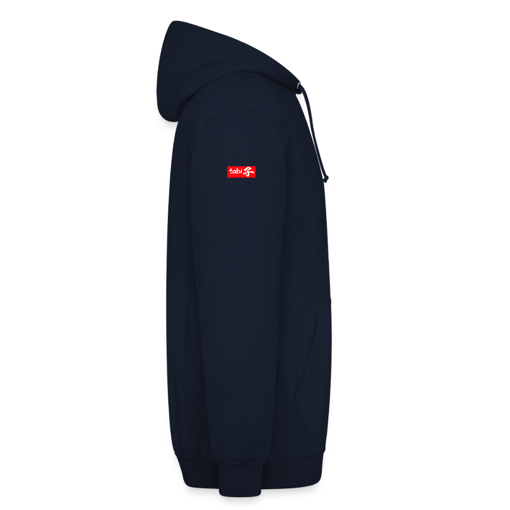 Unisex Hoodie "Waku Waku" Neon Japan Street Style - navy