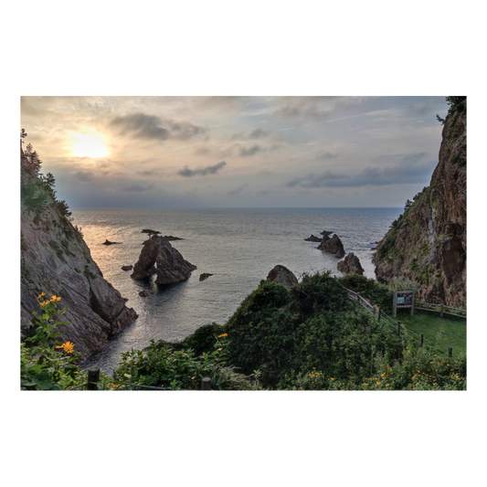 Poster "Uradome Küste" 24" x 16" (60x40 cm) - white