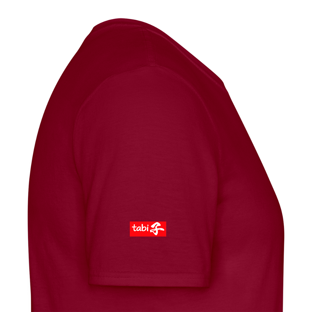 T-Shirt "Ravin' the Rain Away" - brick red