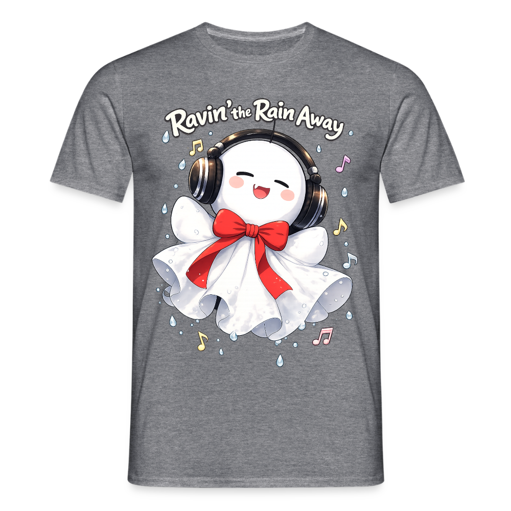 T-Shirt "Ravin' the Rain Away" - graphite heather