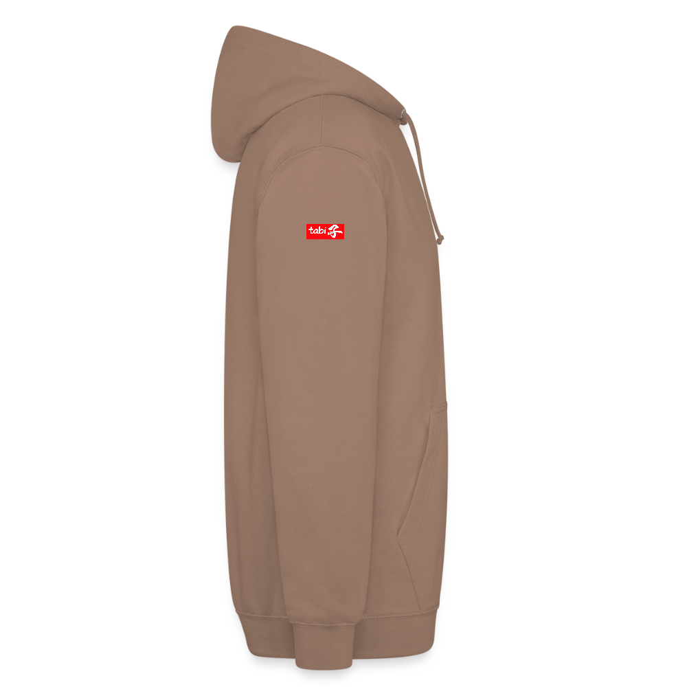 Unisex Hoodie "Waku Waku" Neon Japan Street Style - mocha