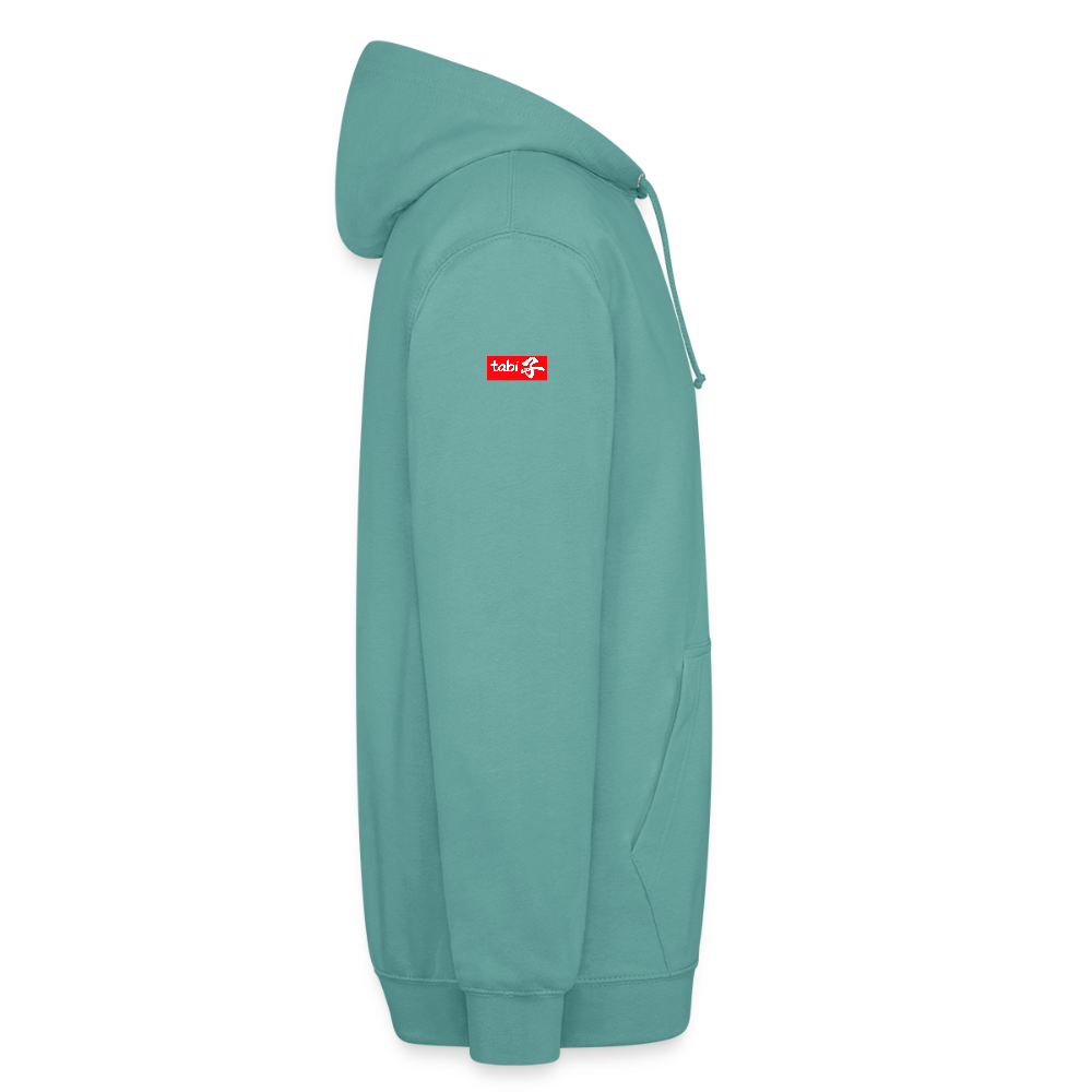 Unisex Hoodie "Waku Waku" Neon Japan Street Style - pastel turquoise