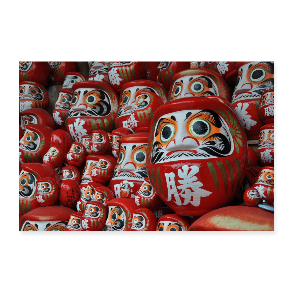 Poster "Daruma" 24" x 16" (60x40 cm) - white