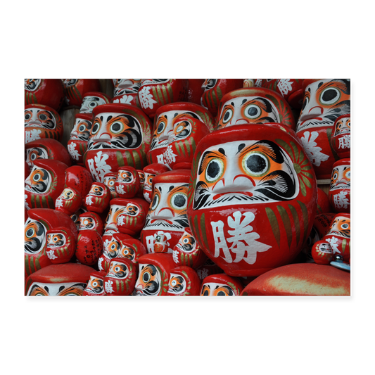 Poster "Daruma" 24" x 16" (60x40 cm) - white