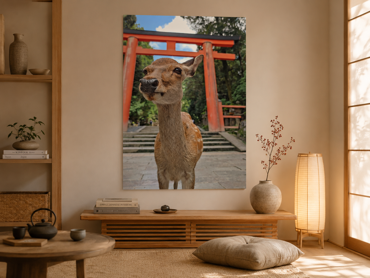 ポスター「奈良の鹿」– 60×90cm／24×35インチ